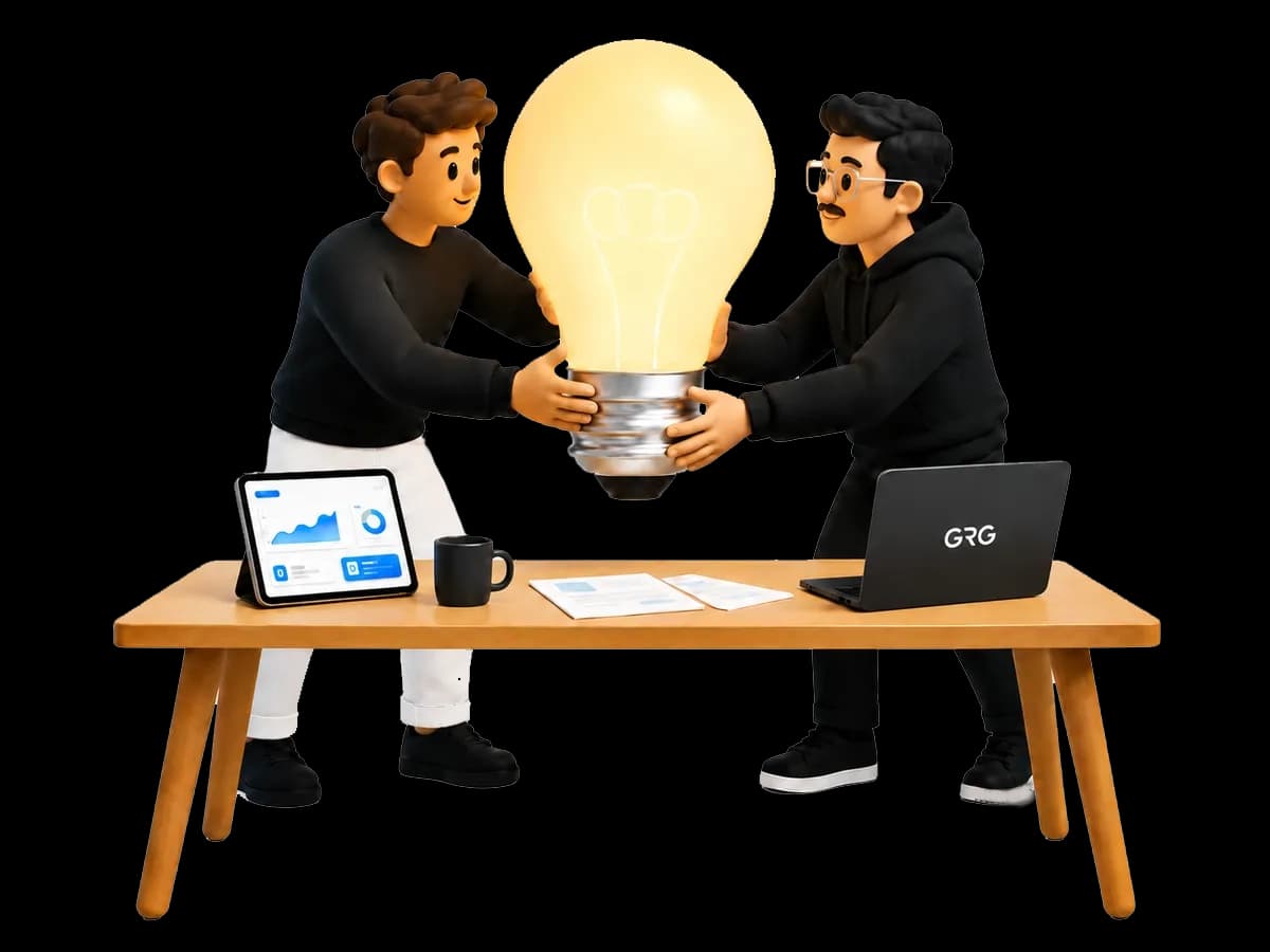 Ilustración del primer paso: recibir y planificar una idea